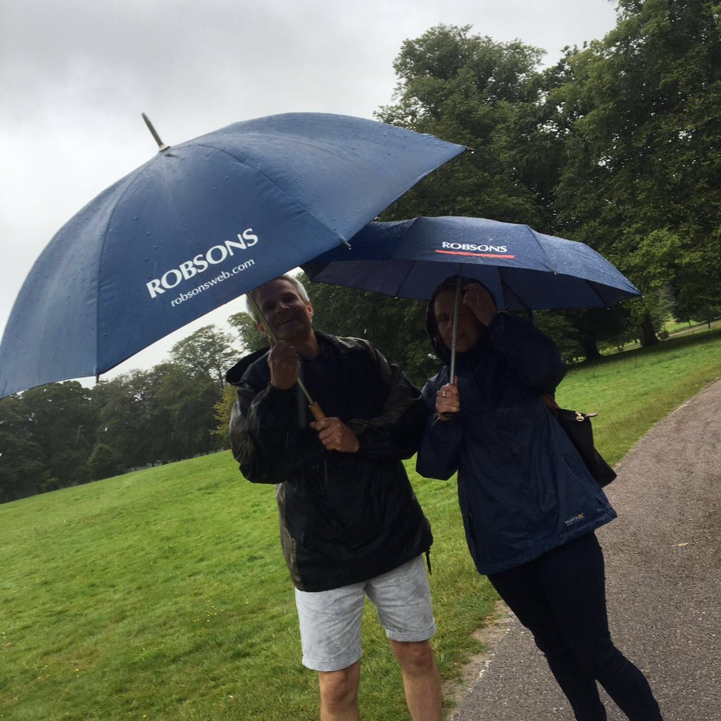ShirleyWells9's tweet photo. A rainy visit to #Lanhydrock, Cornwall with our #Robsons umbrellas https://t.co/pUjg1oZdx3