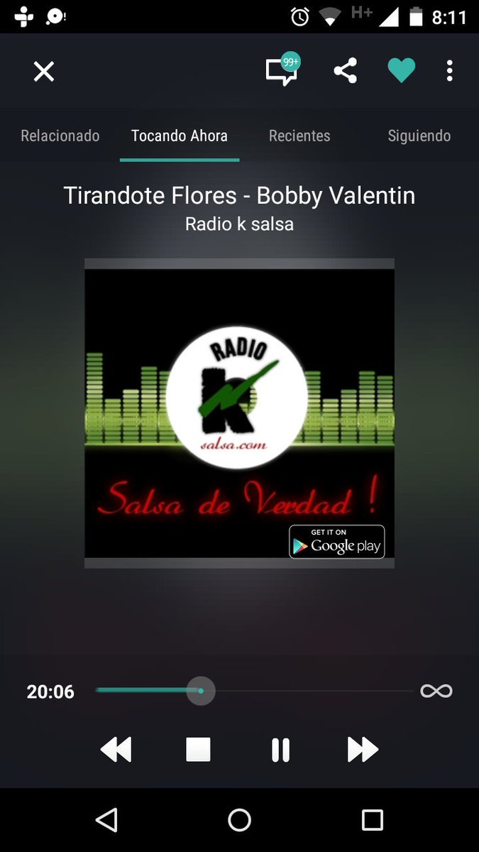 radioksalsa.com Con lo mejor del ritmo que prefieres!!! 

Entra ya!  Tirándote Flores - Bobby Valentin