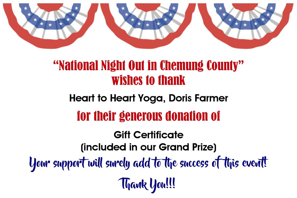 monkeymase's tweet photo. Thank you to these amazing businesses/organizations for helping us plan our first #NationalNightOut. Join us at 5pm. https://t.co/3N7GOGo8wP