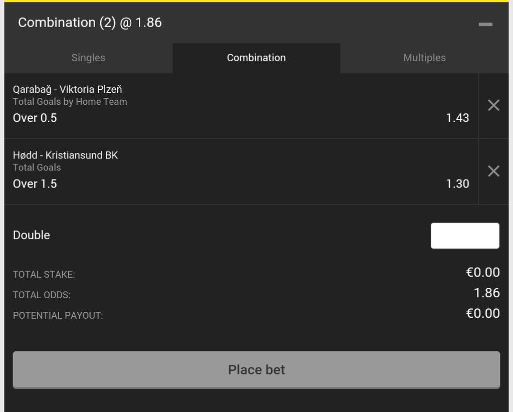 SliceTips's tweet image. PREMATCH DOUBLE