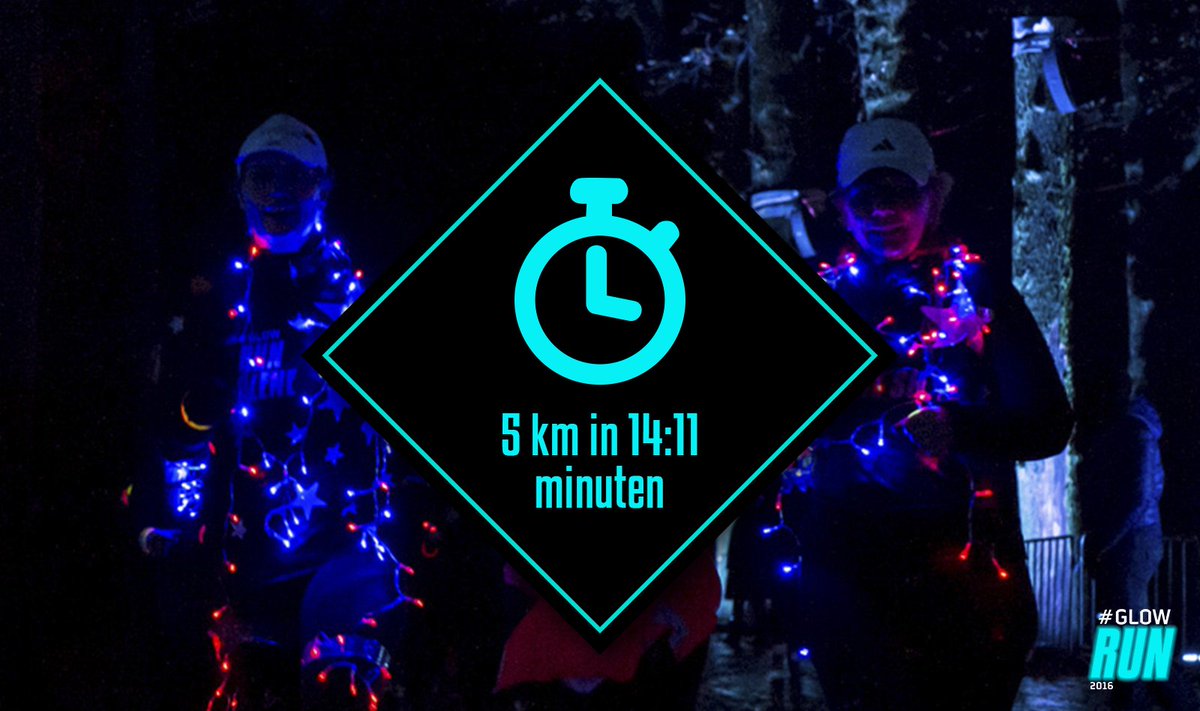 Wist je dat het wereldrecord 5 km vrouwen op 14:11 minuten staat. Hoe snel denk je dat jij 5,5 km loopt? #GLOWRun