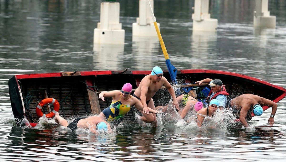 We were Snapchatting the Liffey Swim launch today. It was pretty eventful. Username: thejournal.ie Pic: Jason Clarke
