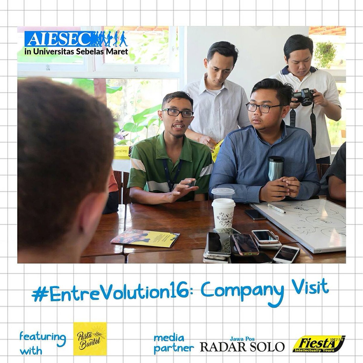 Paduan unik bisnis kuliner luar-lokal oleh @pastabuntel menarik para peserta Summer Entrevolution 2016 siang ini.