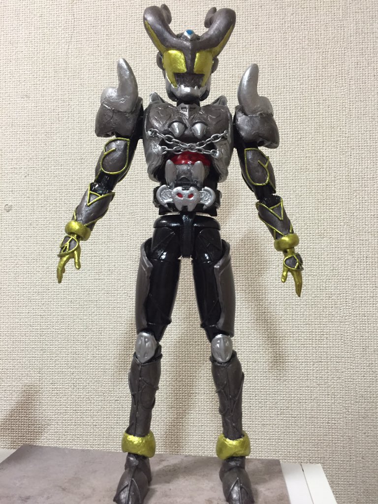 ぬこライダー Al Twitter 復活 レジェンドルガの王 フィギュアーツ風 仮面ライダーアーク完成 全長3メートル超えの巨体を再現すべくドール用の素体を使用 Rahくらいのビッグサイズだ ニチアサフィギュア改造部 T Co Loqwpnj9pz Twitter