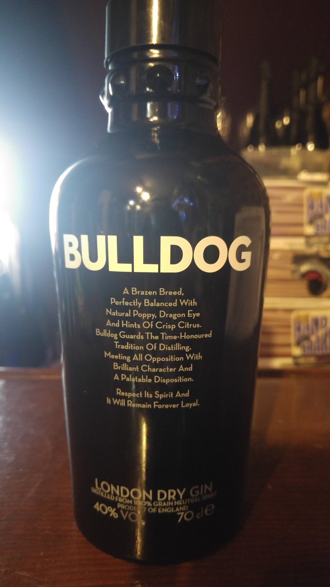 SherlocksBaker's tweet image. 🍸 Gin Update 🍸
@BULLDOGGIN 
London Dry Gin