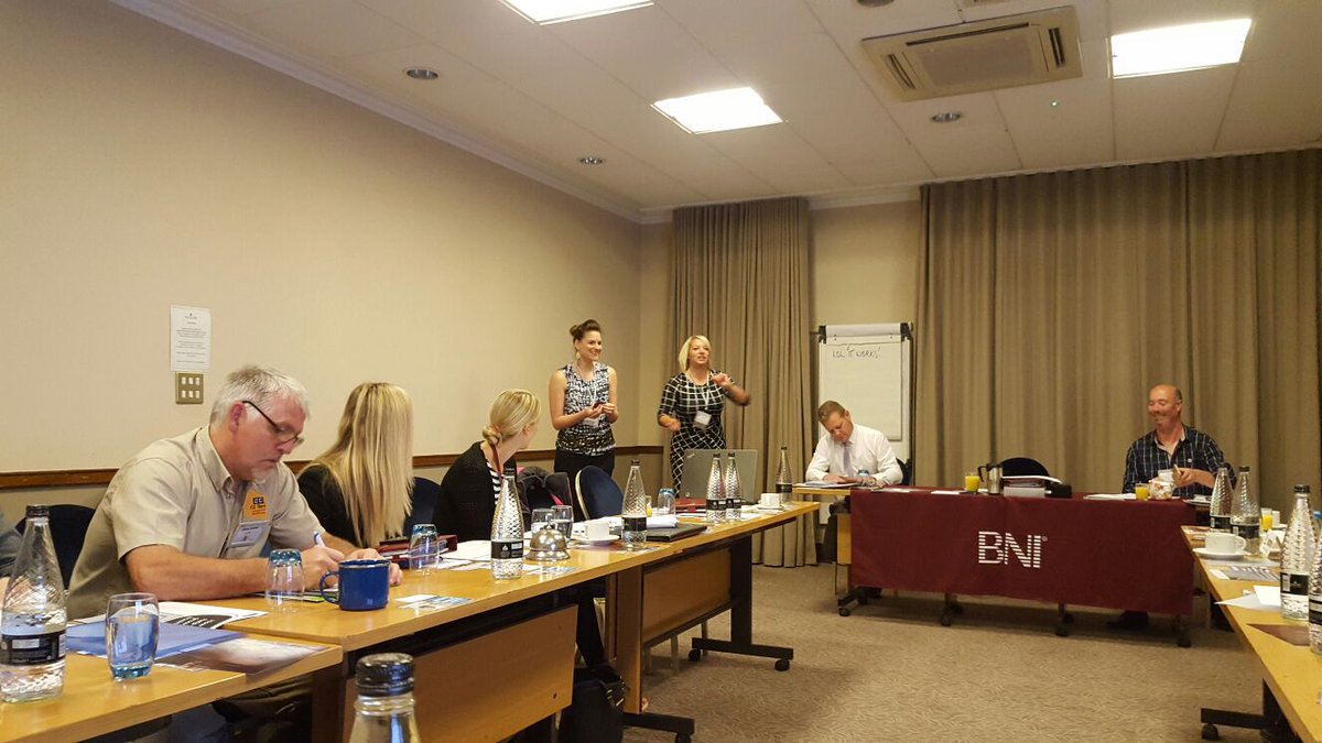 Lots going on this morning at <a href="/BNIBridgeHudds/">BNI Bridge Hudds</a>: another 10min presentation, 1 new Visitor Host &amp; ANOTHER NEW MEMBER!!