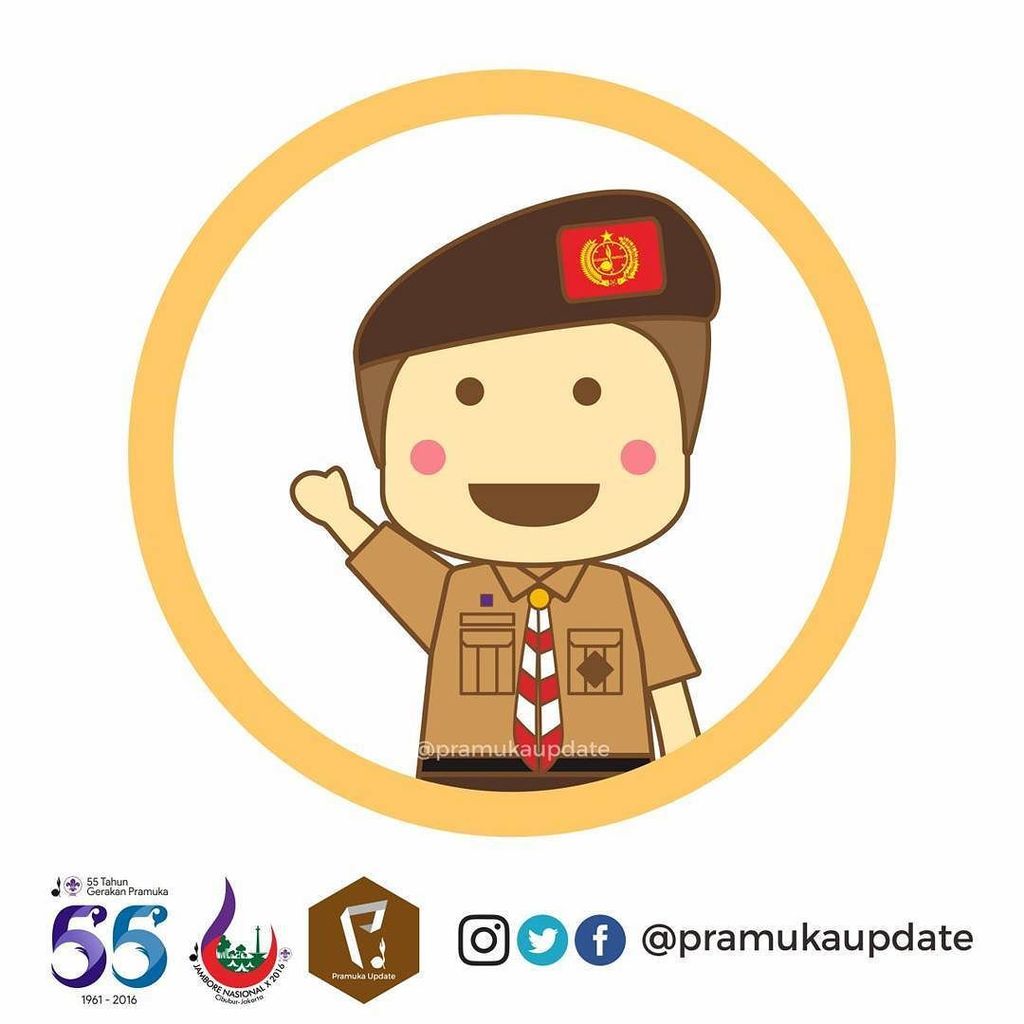 Gambar Kartun Lucu Pramuka Terbaru Top Gambar