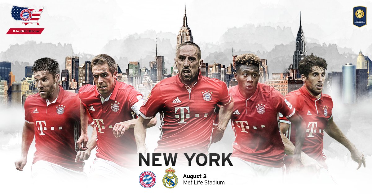 FCBayernES's tweet photo. Plan de hoy #AudiFCBTour:
22:30 CEST 🎙 Rueda de prensa (@MrAncelotti y @J_Green37) 
23:00 CEST 🏃 Entreno en directo https://t.co/GeJhEFUXVz