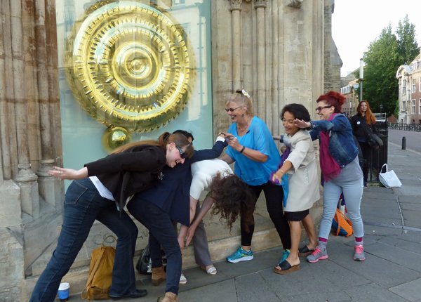 BIBACC_CIAN's tweet photo. Interacting with place - and the Corpus Clock! #BIBAC2016 https://t.co/K4Zs2JLI6H