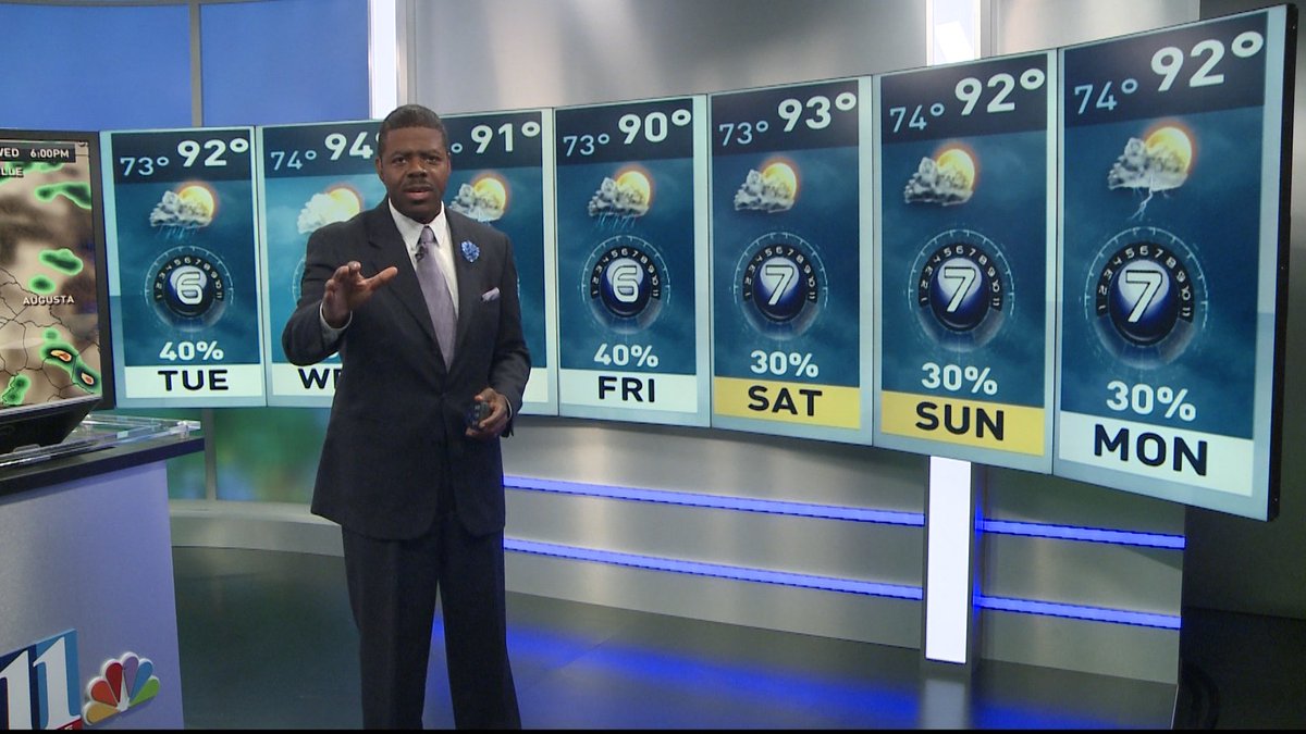 11AliveNews's tweet photo. .@chesley11alive is inside the #StromTracker weather center. Watch #AtlantaAlive https://t.co/HeAh8qQCUw https://t.co/O2YKcCQ963