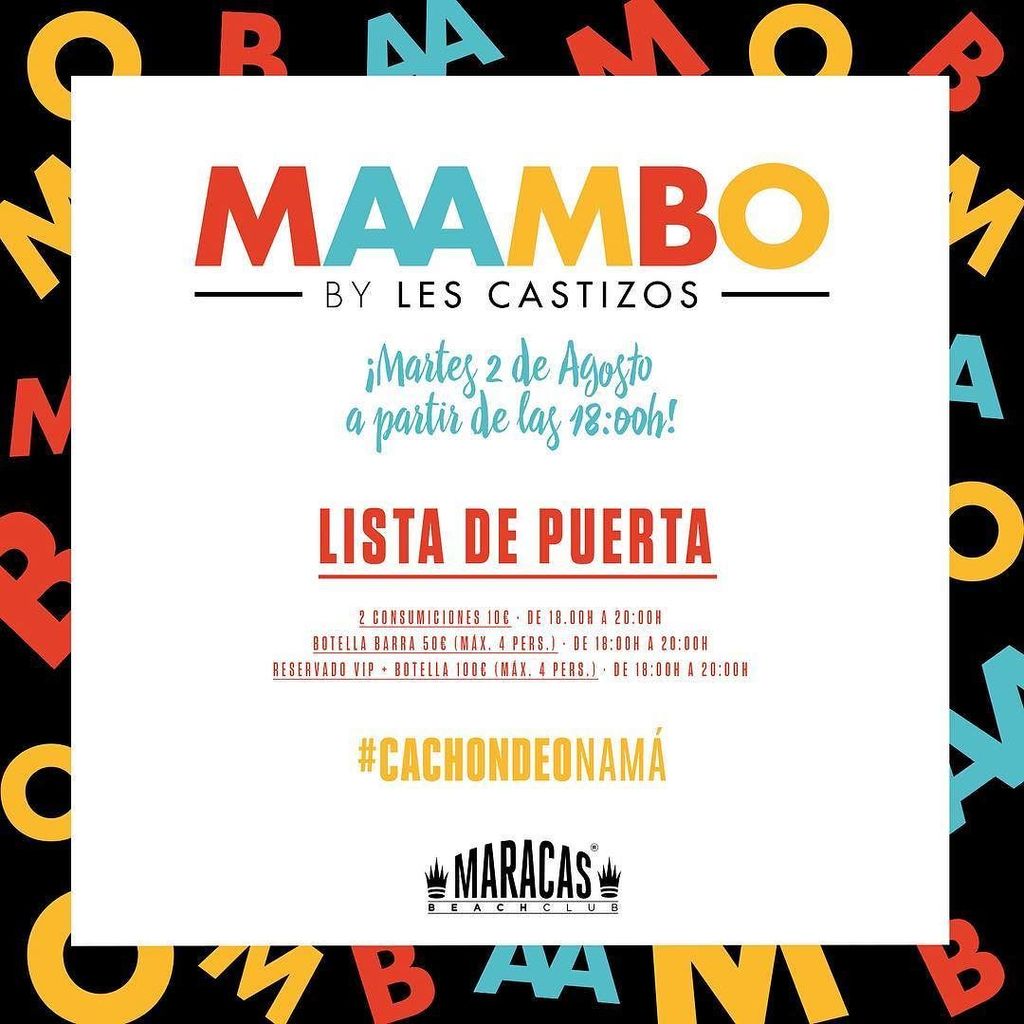 MaracasClub's tweet photo. Esta Tarde desde las 18:00h la fiesta que esta revolucionando Málaga !! @maambobylescastizos 🌴😍🏊🏽☀️👠🚀 #maracas info… https://t.co/Rz2H1Hx79G
