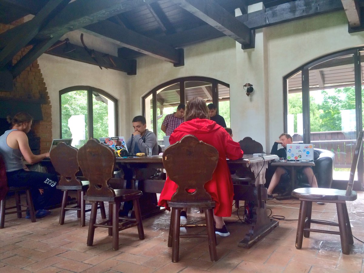 IntellixWeb's tweet photo. Work in progress! #Intellix #SummerCamp #Team #Drupal https://t.co/DRILl2cUe3