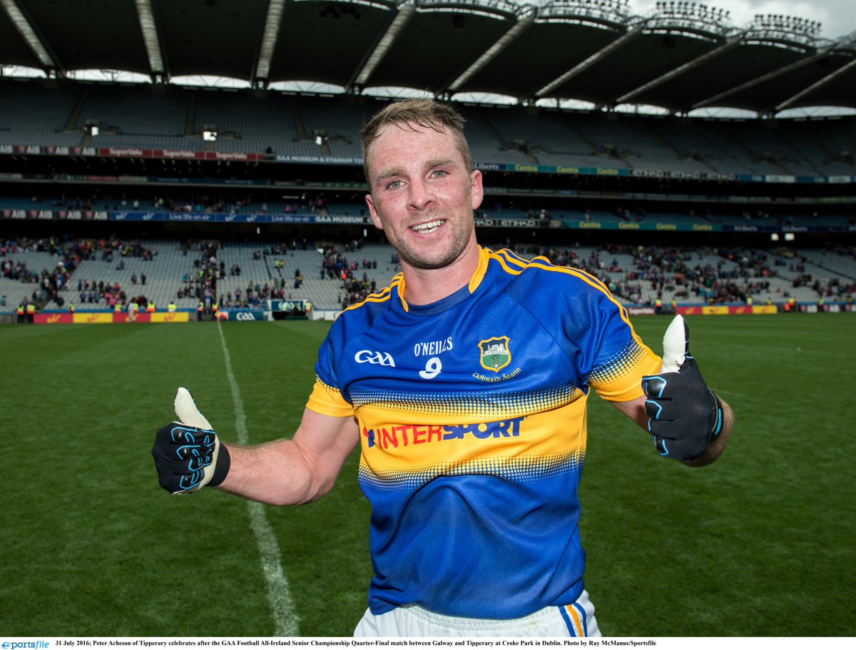 officialgaa's tweet photo. RT to vote @TipperaryGAA's Peter Acheson as the latest https://t.co/Lw4gYD3Qcx Football Player of the Week! #GAA https://t.co/20hkGciC23