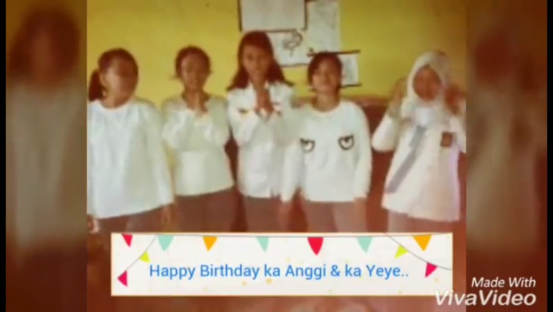 anggiimangiwa's tweet photo. Terharu bgt sama ucapannya thank you @Yungming_FS 😳😳😁😁😁😍😍😍 happy belated bday buat ayu sukma 🎈🎈🎊🎉🎉🎉 https://t.co/0fn6mcQ1tt