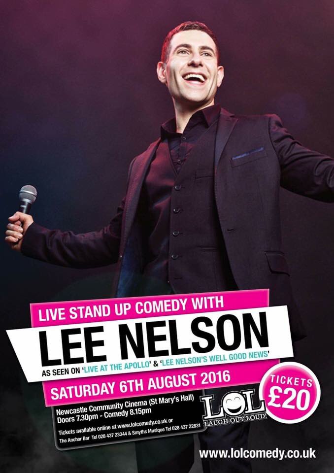 We have the hilarious Lee Nelson coming to <a href="/lolnewcastle/">LOL Comedy Newcastle</a> on Saturday, get your tickets at lolcomedy.co.uk🎟🎟🎟