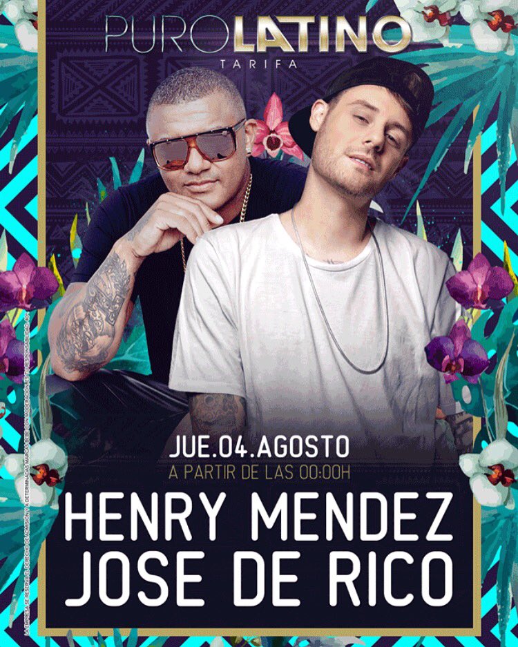 JoseDeRico's tweet image. ESTE JUEVES 4. #PuroLatino - LaSanta #TARIFA ⚡️⚡️⚡️🔥🔥🔥🎶🎶🎶 VAMOS A LIAR EL SHOW!!!!!!!! #JoseDeRico  @henrymendez_