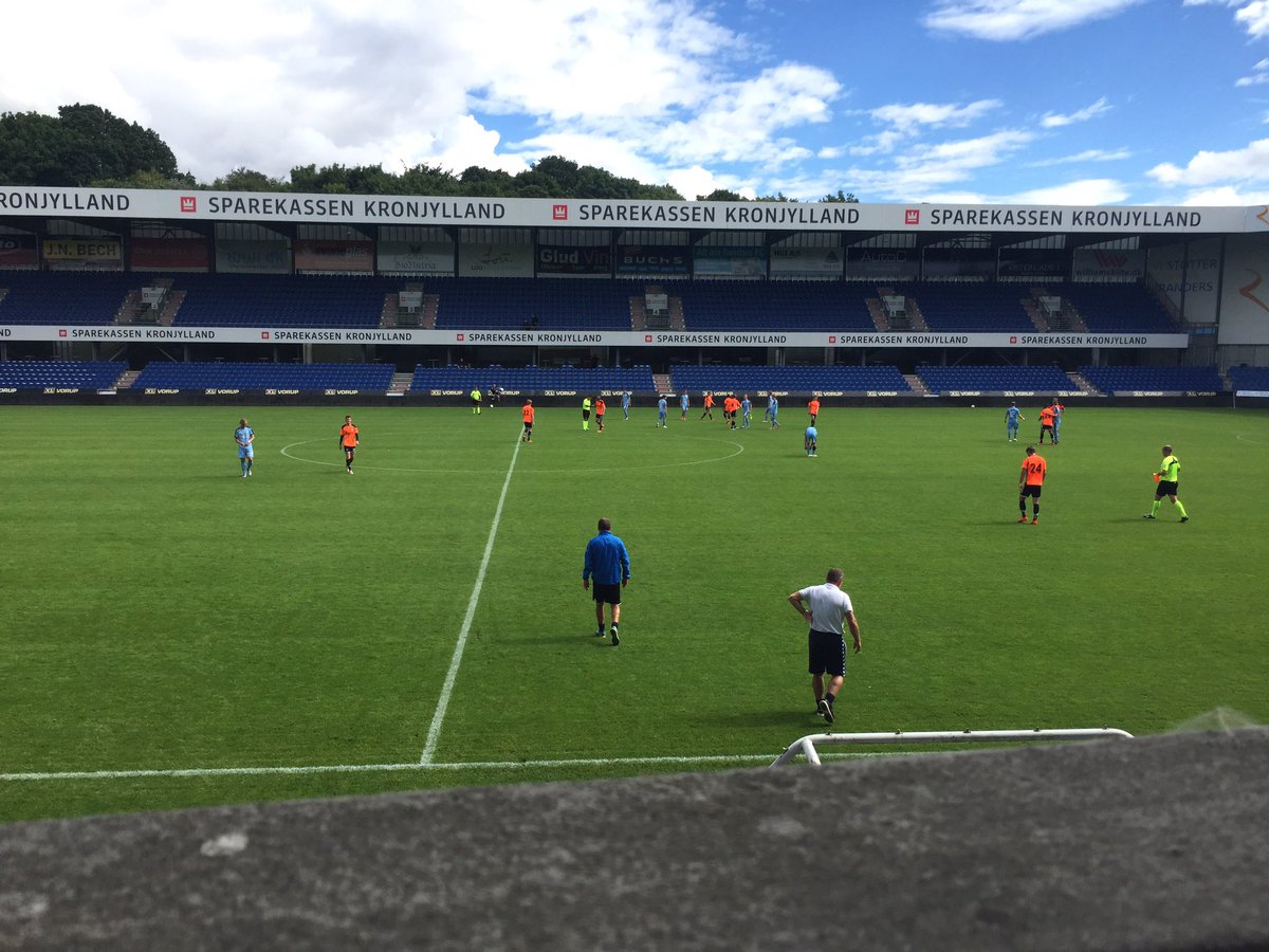 Det slutter 1-1 efter 2x35 minutter mod OB. Målscorer for os: Marko Mitrovic #reservekamp #randersfc