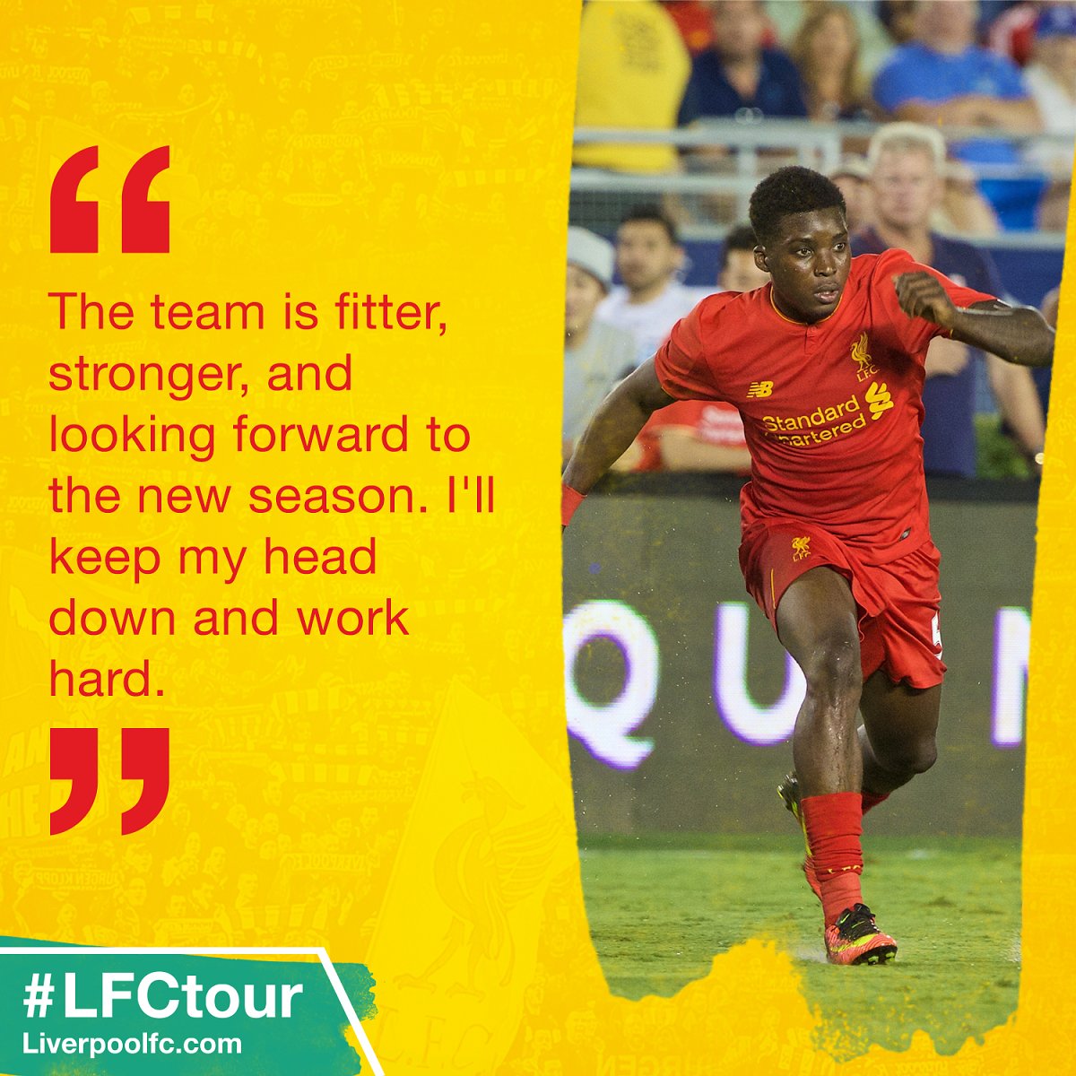 LFC's tweet photo. Great to hear, @sheyi_ojo. 👍 #TuesdayMotivation https://t.co/fnL1QYAfzx