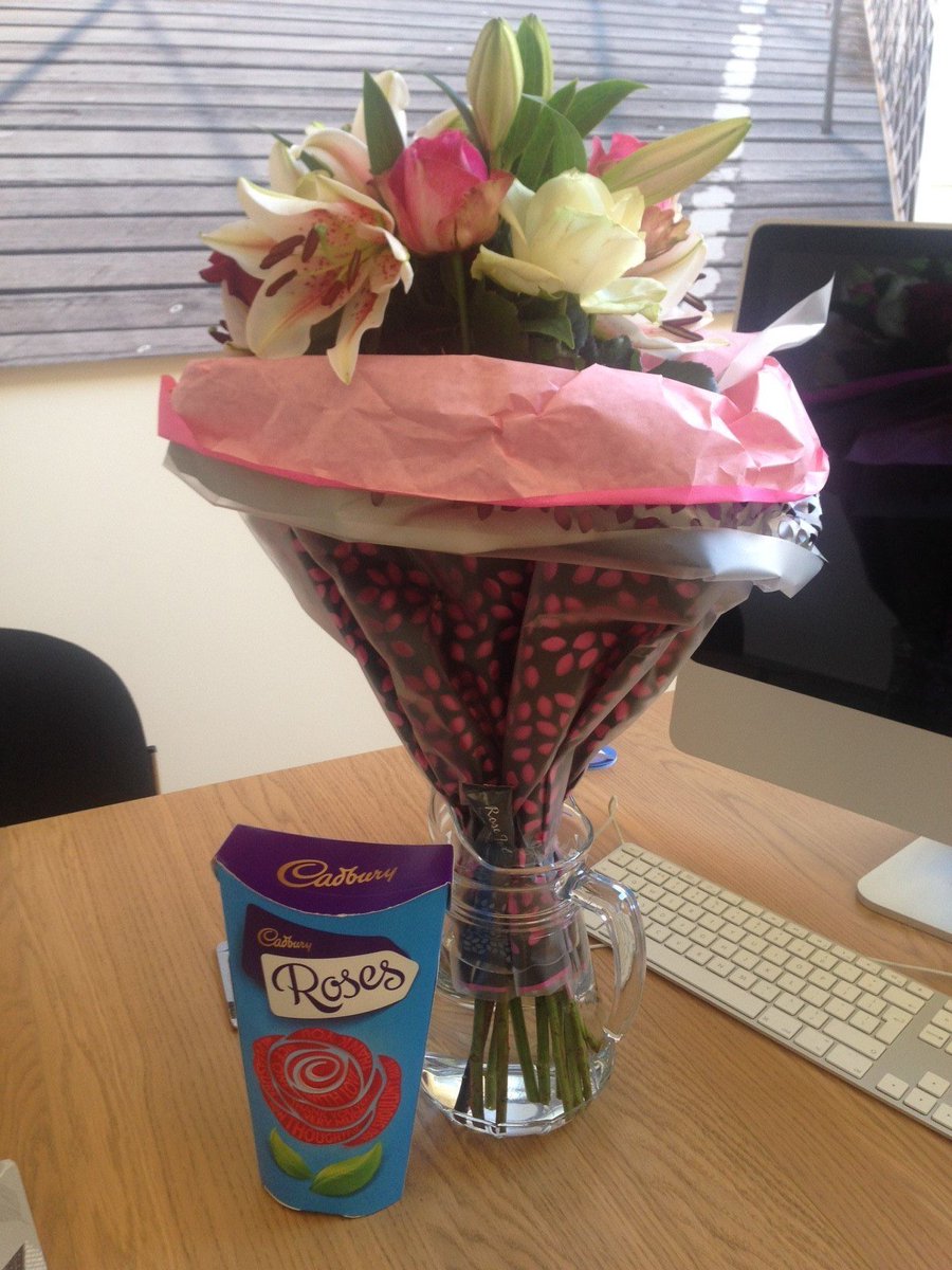 Big thank you to <a href="/riversidegasman/">Mathew Fleming</a> for the flowers &amp; chocs! It's a pleasure working with you! buff.ly/2ai0Jq3