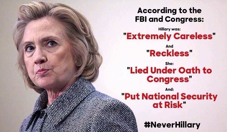 Maxinerunner's tweet photo. Did Chris Wallace of @FoxNews MISS the memo that #FBI found #HillaryClinton #ExtremelyReckless @realDonaldTrump https://t.co/shCtj00sH6