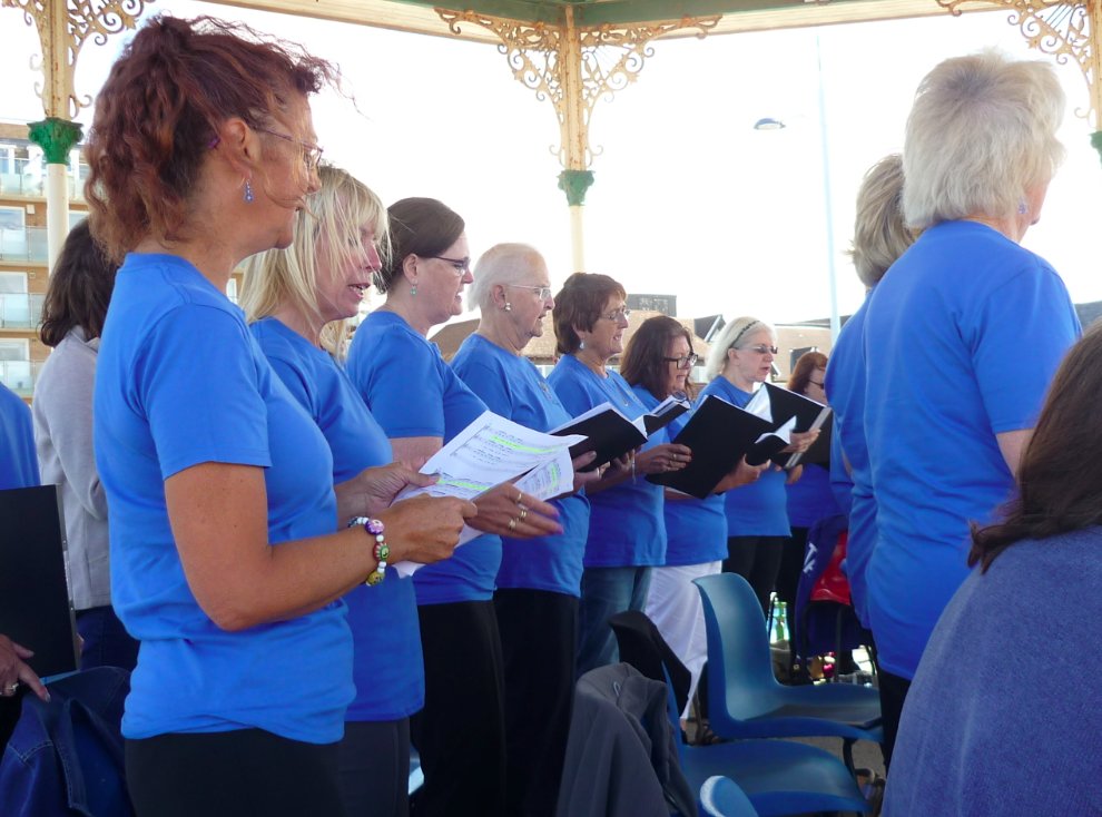 PR1_Media's tweet photo. Wonderful performance by @StAnnesChoir on Promenade bandstand, Sunday. Even ended with song about Kites! #stannes https://t.co/PXowhtIpt0