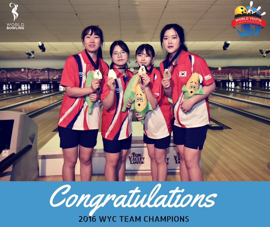strikecloudapp's tweet photo. Congratulations to the Team and All Events Champions #2016WYC #worldbowling https://t.co/iwB8luha0Y