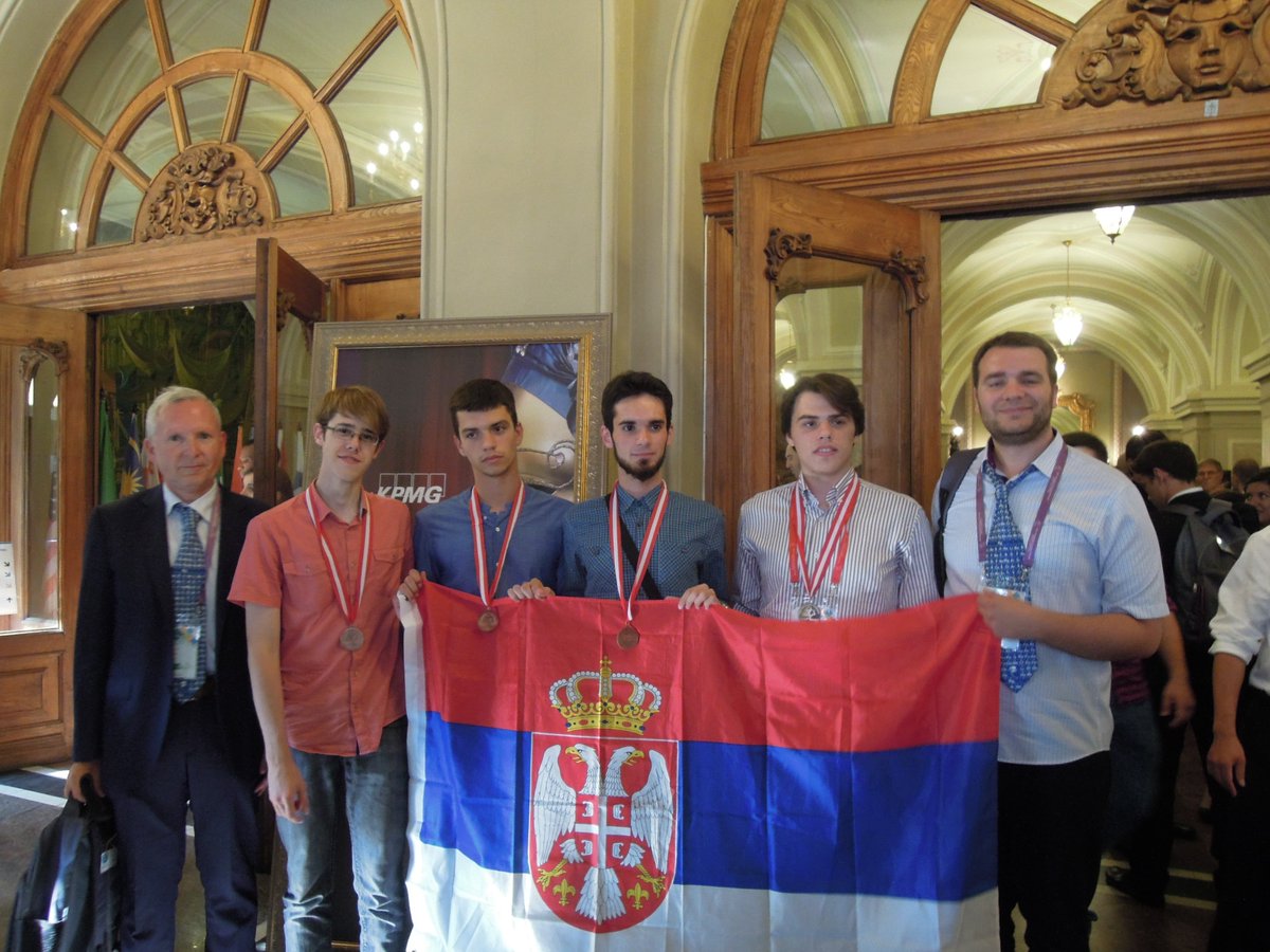MeettheSerbs's tweet photo. 4 medals 4 #Serbia at #Icho2016 | 4 медаље за #Србија на Међународној хемијској олимпијади! https://t.co/n5260SVty8 https://t.co/IWruwv4PzQ