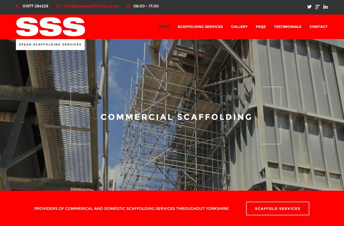 For all your #scaffolding supply and installation needs, take a look at our new website - spearscaffolding.co.uk