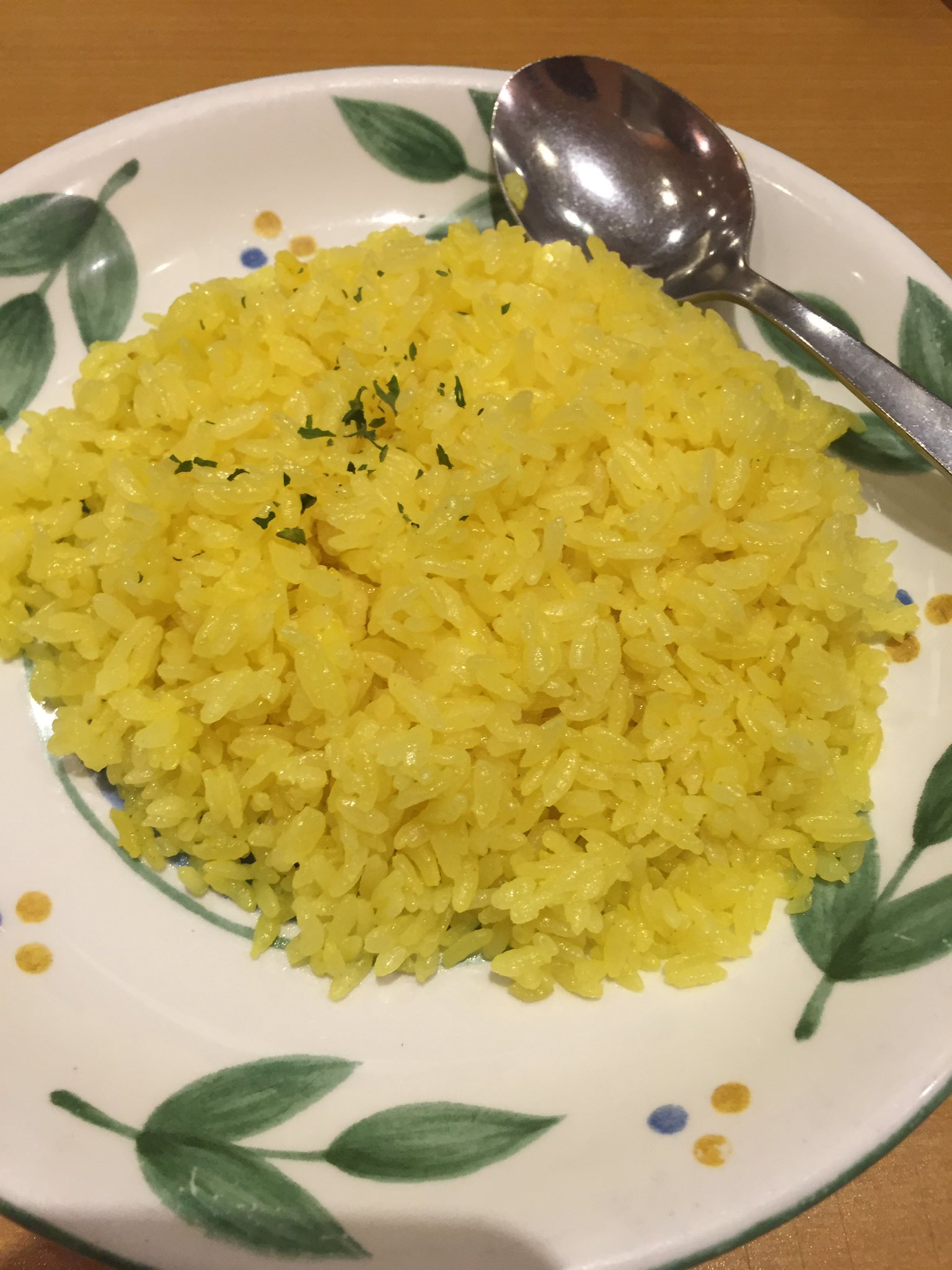 Mhs サイゼでハヤシ ターメリックライス注文したらこれがきたww T Co 7rhqk7kci9 Twitter