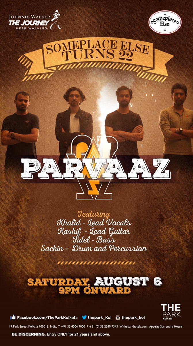 thepark_kol's tweet photo. @SomeplaceElse is turning 22 &amp; we're starting celebrations with @parvaazmusic Drop in #saturday #Aug 6 #anniversary https://t.co/LCXJ2EeUbF