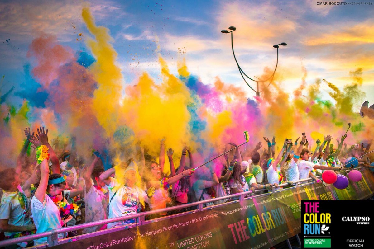 TheColorRunITA's tweet photo. Il Color Blast #CalypsoWatches di cui hai bisogno!
Mancano solo 4 giorni alla #TheColorRunRimini! https://t.co/L03ChzWuIH