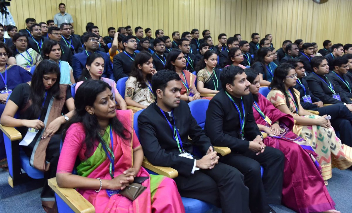 IASassociation's tweet photo. Moment of pride for IAS officers of 2014 batch to be addressed by @PMOIndia. Let's resolve to make India better. https://t.co/ZgLf0YmKML