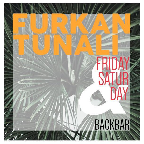 AmbientData's tweet photo. Furkan Tunali, Friday &amp; Saturday at Backbar https://t.co/FFEpxQV3Qg