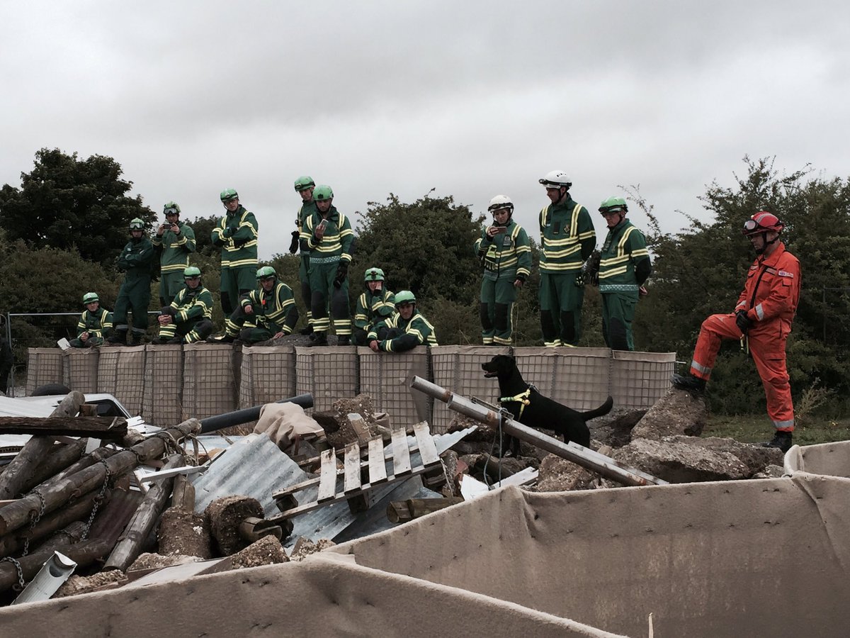 USAR day 2 the search is on. <a href="/SCAS_HART/">SCAS HART</a> @NEAS_HART <a href="/LAS_HART/">London Ambulance Service HART</a> <a href="/EEAST_HART/">EEAST_HART</a> <a href="/NWAmb_HART/">NWAS HART</a> @SWASFTHART @WMASHART