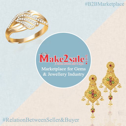 Largest B2B Marketplace for Gems and Jewellery Industry. #Make2Sale.com  60% OFF for Seller Registration.