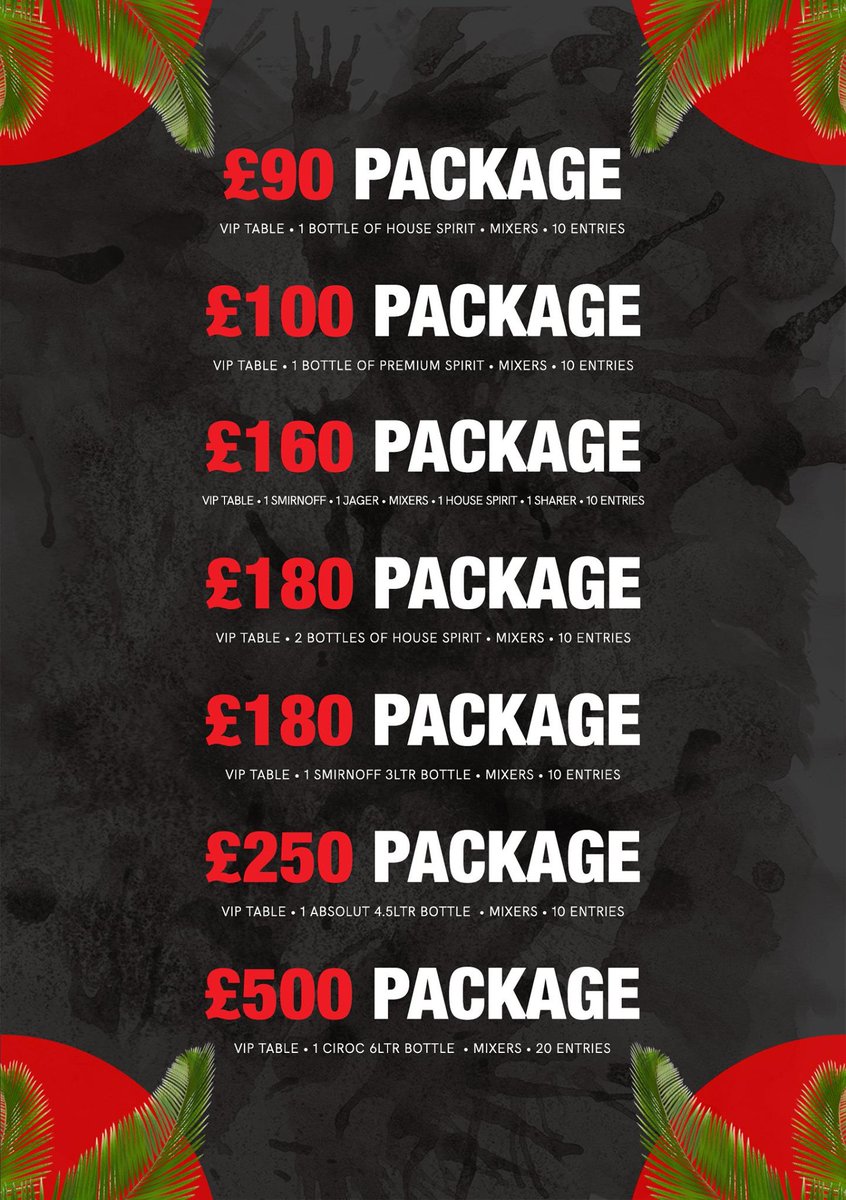 Make the most of your pay packet with our incredible #LOVESaturdays VIP deals! Book now > bit.ly/2aqqbx3