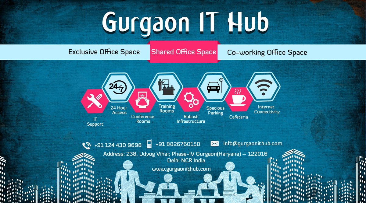 GurgaonITHub's tweet photo. GITH offers cost-effective &amp; customized office space leasing options in #Gurgaon, backed up by complete IT support. https://t.co/rw0rizUqNz
