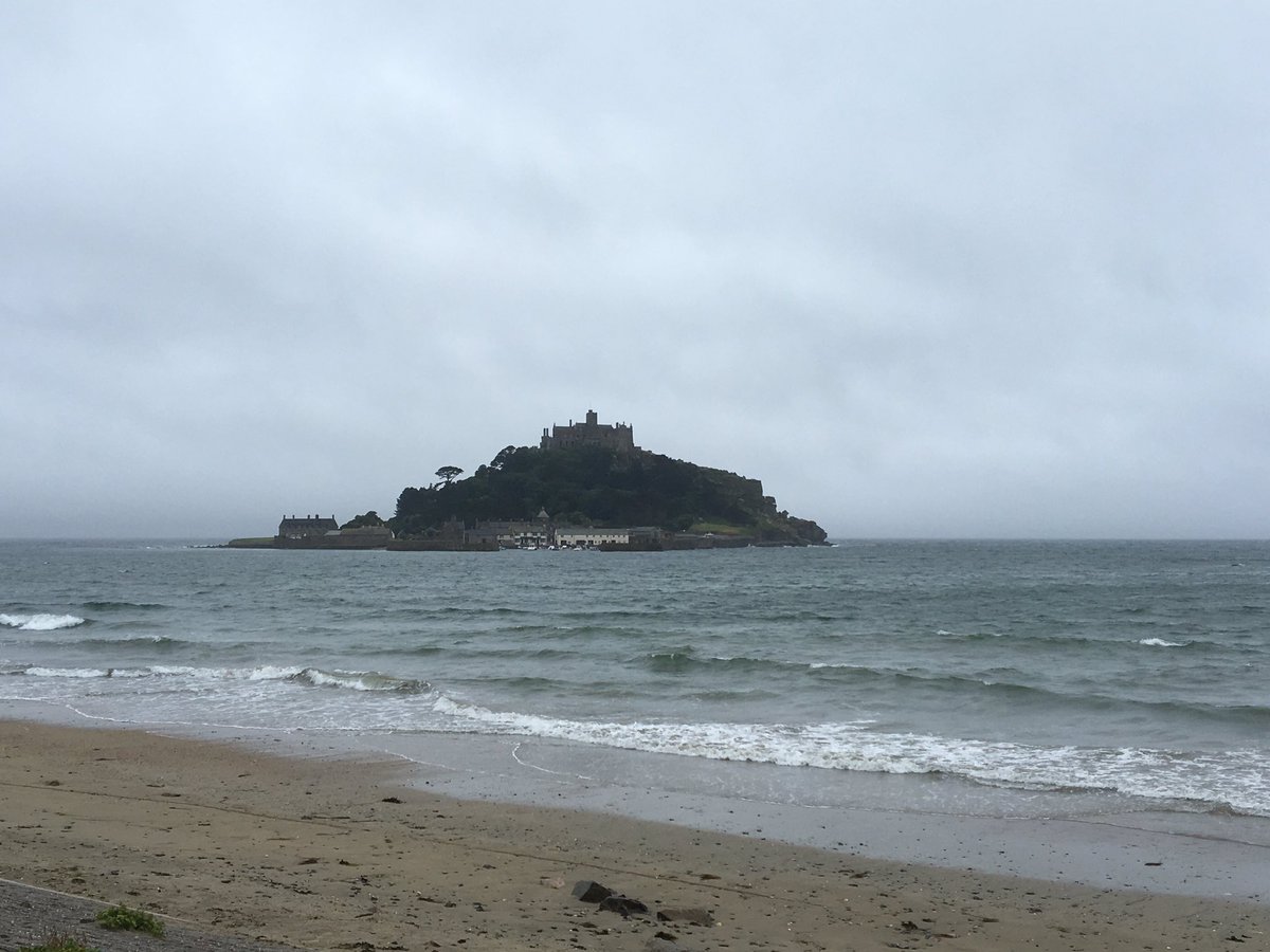MrDaveBaker's tweet photo. A very British summer continues with rain and red flag at Marazion &amp; mist, wind and jellyfish on Perranporth beach! https://t.co/ujJX25B5Pt