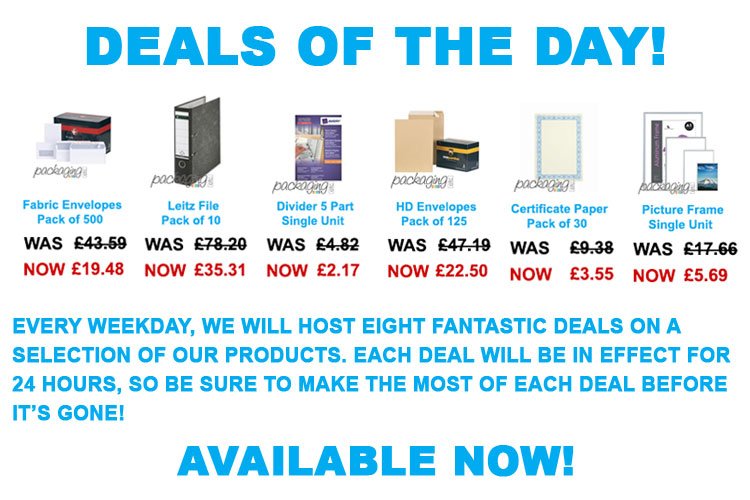 PackagingEtc's tweet photo. Check Out Our Deals For Today! Ends Soon! https://t.co/SBvj1eLeri