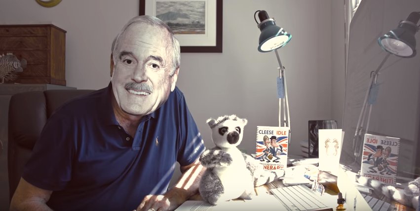 TubeChum's tweet photo. ,@JohnCleese now has his own YouTube Channel, and it's obviously hilarious! https://t.co/pculqJ3SOv https://t.co/7wgPAXDUOf