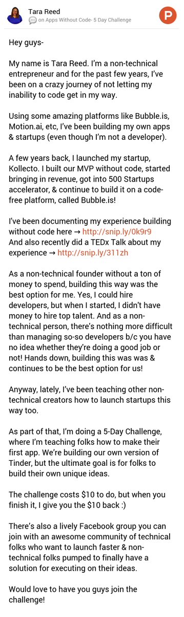 tara reed apps without code tara reed apps without code