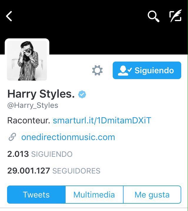 Hst1newss's tweet photo. Harry a llegado a los 29 M en twitter #My1DFave #1DDO https://t.co/sW7g3Fiyn2