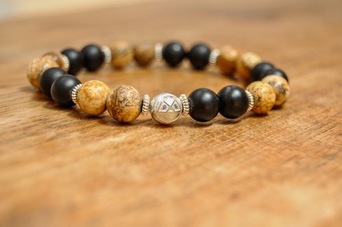 ALPHASTONES's tweet image. Bold Jasper and Matte Black Onyx. alphastones.com/alpha/jasper-m…