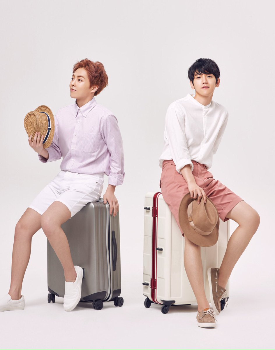 exoffical's tweet photo. [HQ] 160802 #EXO for Lotte Duty Free magazine, August 2016 issue | RadiantCY61 https://t.co/4bHTbaxN5M