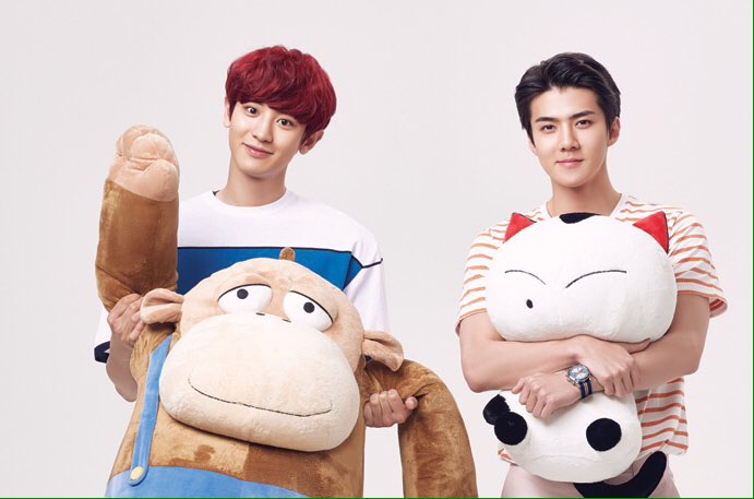 exoffical's tweet photo. [HQ] 160802 #EXO for Lotte Duty Free magazine, August 2016 issue | RadiantCY61 https://t.co/SnJYbdPj0w