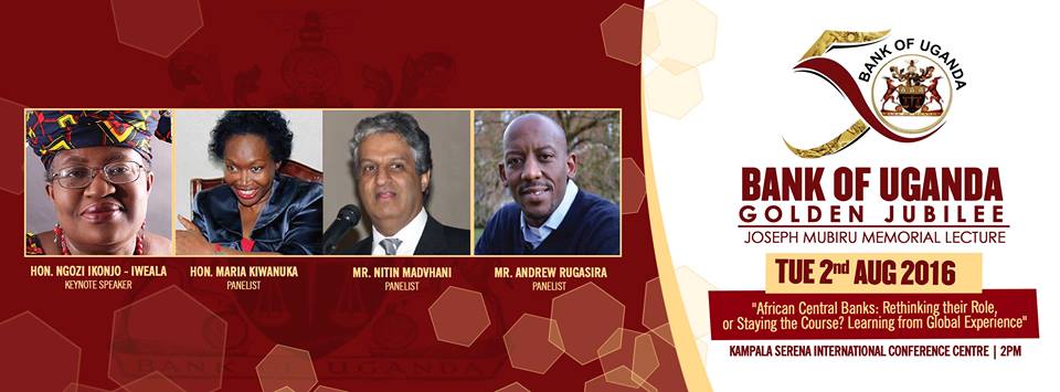 Jadwong's tweet photo. #ICYMI: The full conversation at the Joseph Mubiru Memorial Lecture #JMML16 #BoUat50 https://t.co/jPY4HdbWYE https://t.co/C4CEUTZZx3