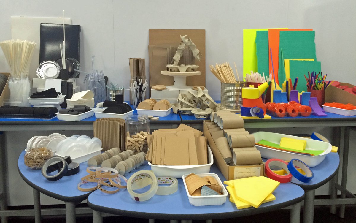 CovTM's tweet photo. Escape the rain &amp; join us in our craft room to create a cool working vehicle from all of these materials! #Coventry https://t.co/4ihPJ2sfYy