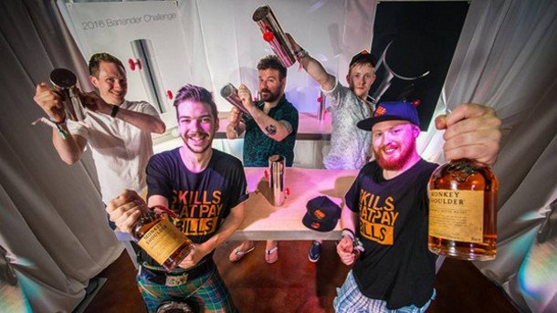 UBartenderChamp's tweet photo. Dead Parrot bar manager wins Monkey Shoulderβs #UBC2016 for the second year running https://t.co/gyFx0ZofXc πππΉ https://t.co/PIf3Uk0UWR