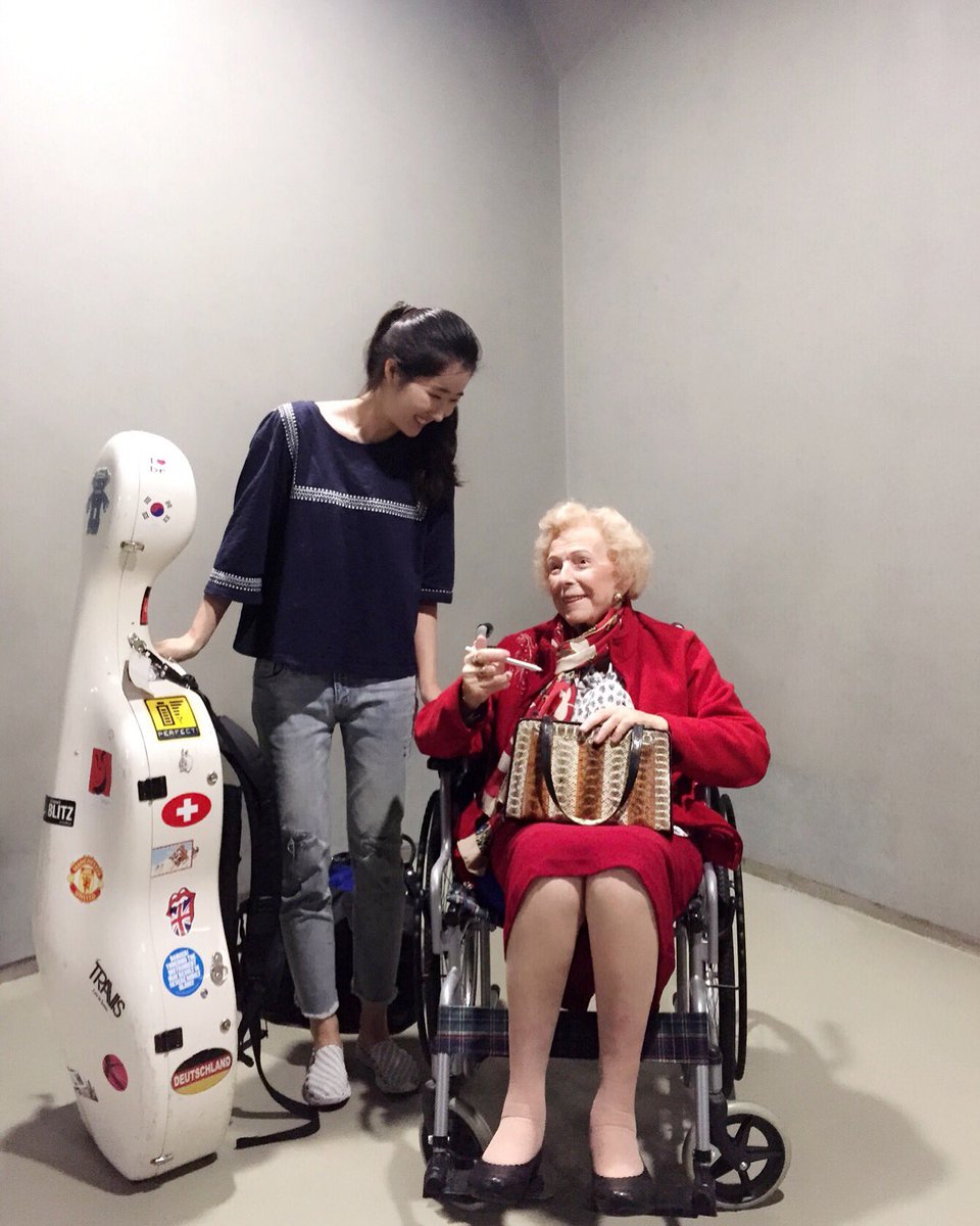 Having a lovely chat with Ms. Alice Schoenfeld after the <a href="/SchoenfeldComp/">Schoenfeld Int'lComp</a> final in China. <a href="/RCMLondon/">Royal College of Music</a> #RCMWorldwide