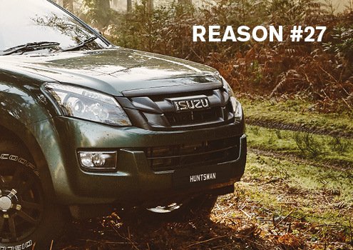 Isuzuuk's tweet photo. This Huntsman accessory pack is truly unique to Isuzu. #Reason27 #Isuzu100 https://t.co/9GOdbMvOHq https://t.co/WLgkx8T5tJ